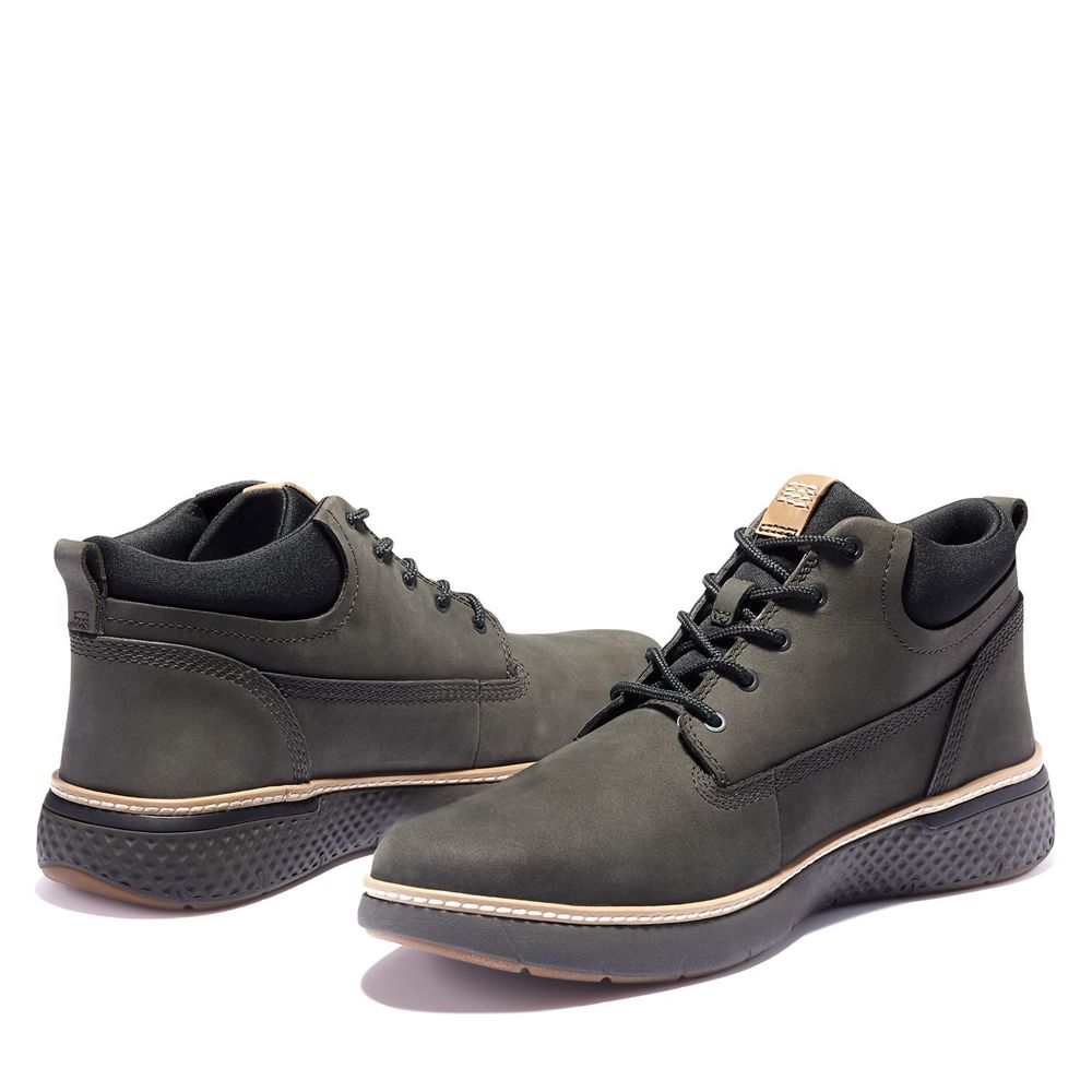 Bocanci Chukka Timberland Barbati Verzi Inchis - Cross Mark Better Piele - Romania - HPTWLG107